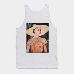 Audrey Hepburn Painting Tank Top